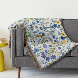 Rustikale Wildblumen Decke