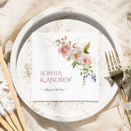 Rustikale Wildblumen Hochzeiten von Napkins Serviette
