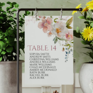 Rustikale Wildblumen Hochzeitskarten Einladung