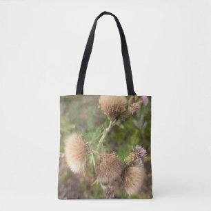 Rustikale Wilde Distel Botanische Natur-Tragetasch