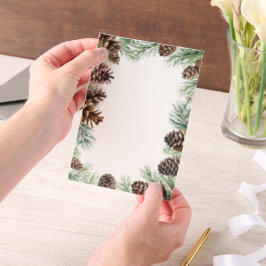 Rustikale Winter Foliage Pine Wedding