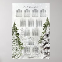 rustikale Winterbäume Schneedecke