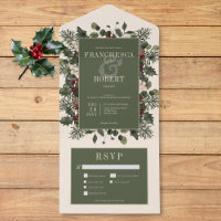 Rustikale Winterfrüchte & Pine Creme Drei Abendess
