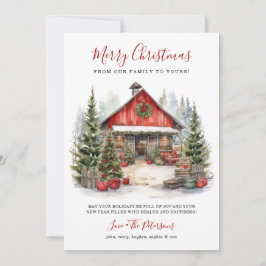 Rustikale Wintermauer Weihnachten