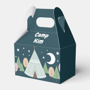 Rustikaler 1 Happy Camper 1. Geburtstag Geschenkschachtel