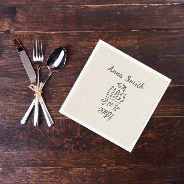 Rustikaler Abschluss 6,5" Serviette (Von Creator hochgeladen)