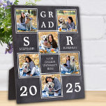 Rustikaler Abschluss Einzigartiges Fotomaterial Fotoplatte<br><div class="desc">Feiern Sie Ihren Absolvent und geben Sie ein besonderes personalisiertes Geschenk mit dieser individuellen Foto Collage Abschluss-Plakette. Diese einzigartige Collage Foto Graduiertenplakette wird ein wertvoller Sake sein. Personalisieren Sie Ihre Fotos mit 6 Ihrer Lieblings-Senior- oder Uni- und personalisieren Sie mit geschlossen Jahr, mit Monogramm Namen, High School oder Uni. Siehe...</div>