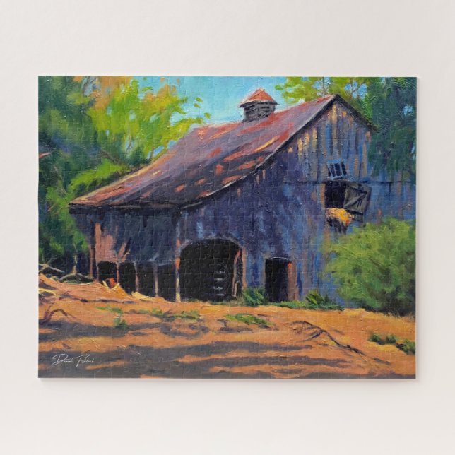 Rustikaler alter Landsitz Puzzle (Horizontal)