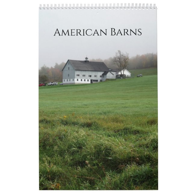 Rustikaler amerikanischer Barnenkalender Kalender (Titelbild)