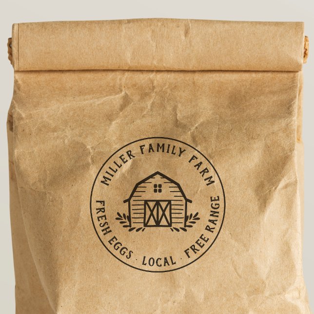 Rustikaler amerikanischer Familienbetrieb Permastempel (Rubber Stamp Mock-up)