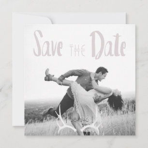 Rustikaler Antler Art Graphic Square Save the Date