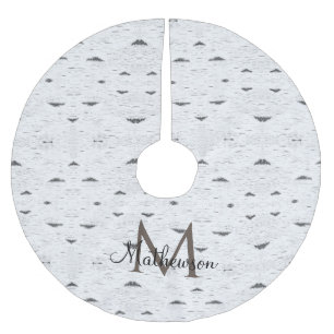 Rustikaler Asp Rustikaler Aspen Bark Weihnachtsbau Polyester Weihnachtsbaumdecke