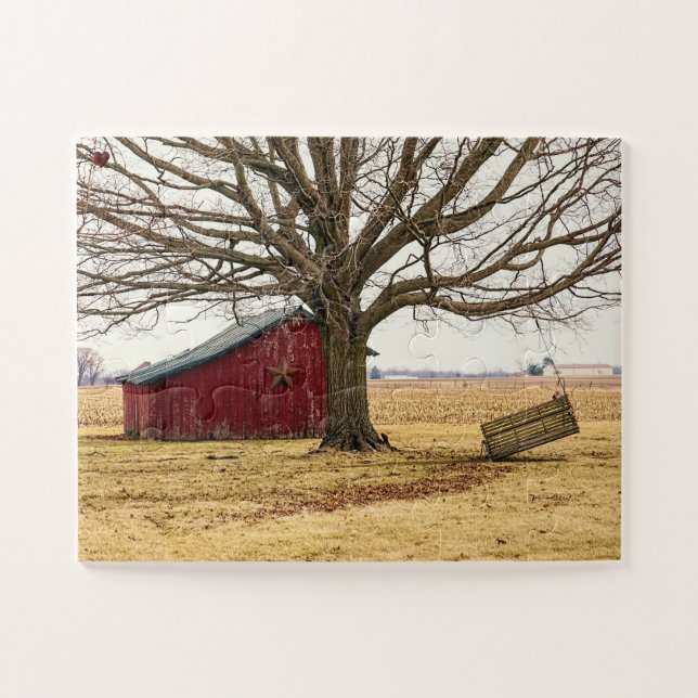Rustikaler Barn Ohio Jigsaw Puzzle (Horizontal)