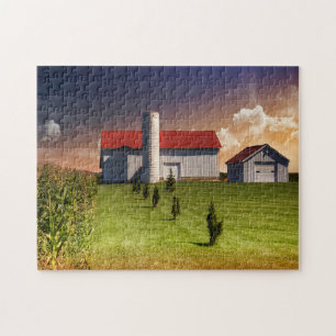 Rustikaler Barn Ohio. Puzzle