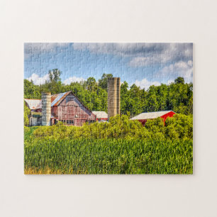 Rustikaler Barn Ohio. Puzzle