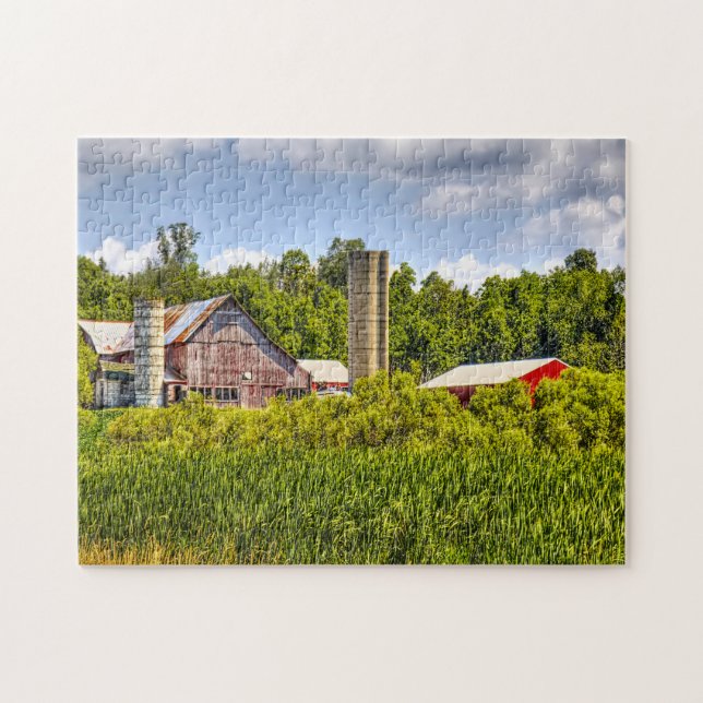 Rustikaler Barn Ohio. Puzzle (Horizontal)