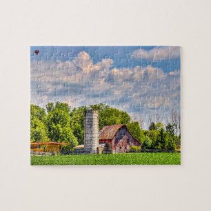 Rustikaler Barn Ohio Puzzle