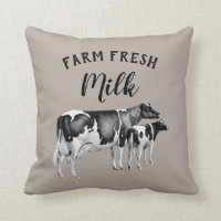 Rustikaler Bauernhof Frische Milchkühe Kalk | Taup