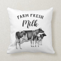 Rustikaler Bauernhof Frische Milchkühe Kalk | weiß