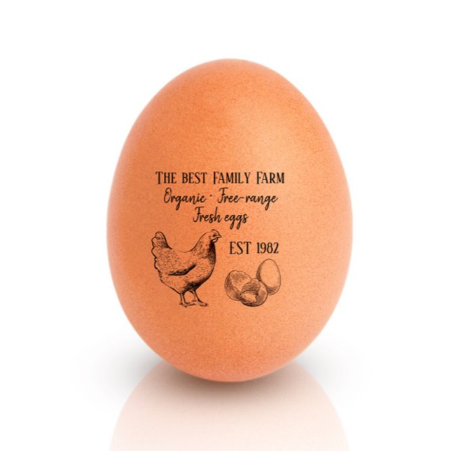 Rustikaler Bauernhof/hausgemachte Freilandeier Fri Gummistempel (Von Creator hochgeladen)