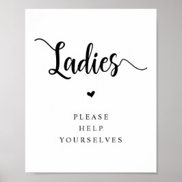 Rustikaler Bauernhof, meine Damen, helfen Sie sich Poster