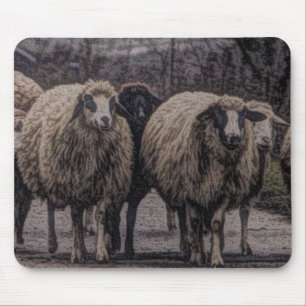 Rustikaler Bauernhof Mousepad