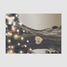 Rustikaler Baum & Licht Moderne Barnhochzeit Seidenpapier