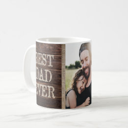 Rustikaler bester Vater-überhaupt Kaffeetasse