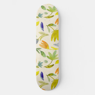 Rustikaler Blumengarten Botanischer Garten Skateboard
