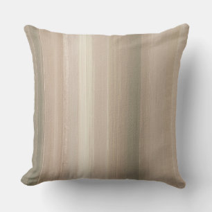 Rustikaler Blush-Rosa Grau-Mauve-Abstrakter Streif Kissen