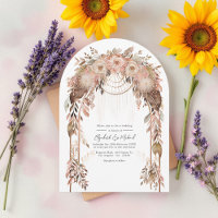 Rustikaler Boho Chic Western Hochzeit QR-Code