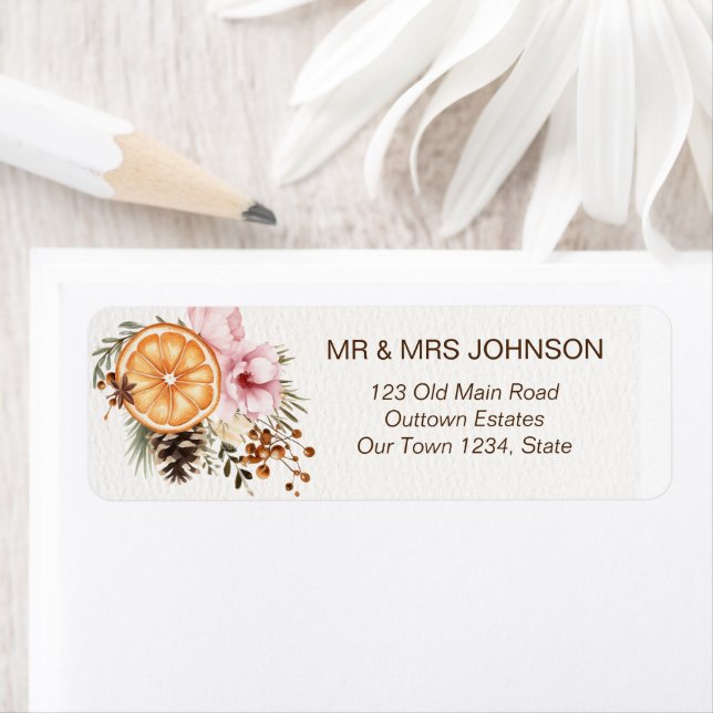 Rustikaler Boho Weihnachten trockener Zitrusfrücht (Insitu)