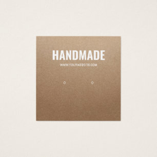 Rustikaler brauner Kraftweißer handgefertigter Ohr