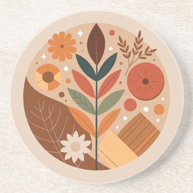 Rustikaler Charme Getränkeuntersetzer (Vorne)