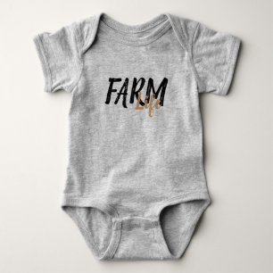 Rustikaler Chic FARM LIFE Baby Strampler