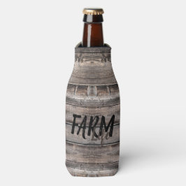 rustikaler Chic FARM LIFE in Skript Flaschenkühler