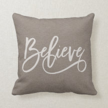 Rustikaler Chic Glaube Typografie Script Linen Loo