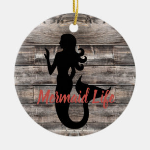 rustikaler Chic MERMAID-Designstil Keramik Ornament