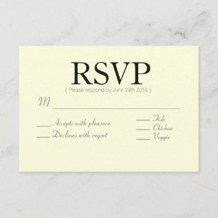 Rustikaler Chic   Pfeil Custom   RSVP-Karte RSVP Karte