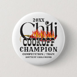 Rustikaler Chili Cook Off Teamsieger Champion Button