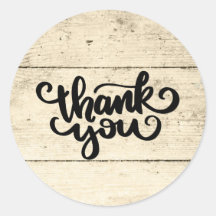 Rustikaler Dank an Sie Holzklank