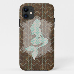 Rustikaler Entwurf mit schäbiger iPhone 11 Hülle