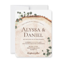 Rustikaler Eukalyptus botanisch auf Holzhochzeit