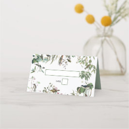 Rustikaler Eukalyptus Verlasse Vintage Hochzeit im Platzkarte