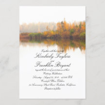 Rustikaler Fall Elegant und einfache Hochzeit