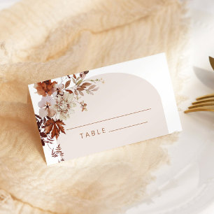 Rustikaler Fall in Liebe Hochzeit Platzkarten