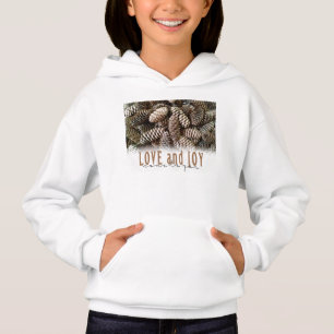 Rustikaler Feiertags-Liebe-und Hoodie