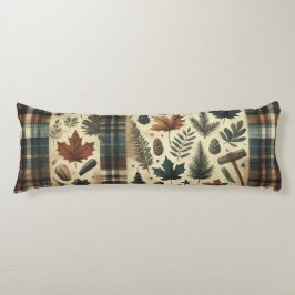 Rustikaler Flannel - Kabinendekor Seitenschläferkissen