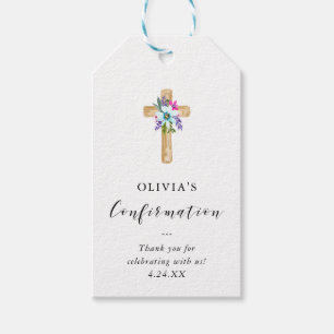 Rustikaler, floraler, kreuz wirkender Look   Bestä Geschenkanhänger