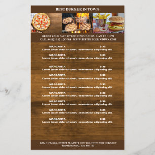 Rustikaler Flyer